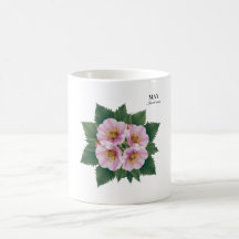 May Birthday Hawthorn Bloom: Personalized Floral