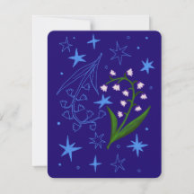May Birthday Month Card (Lily of the Valley)