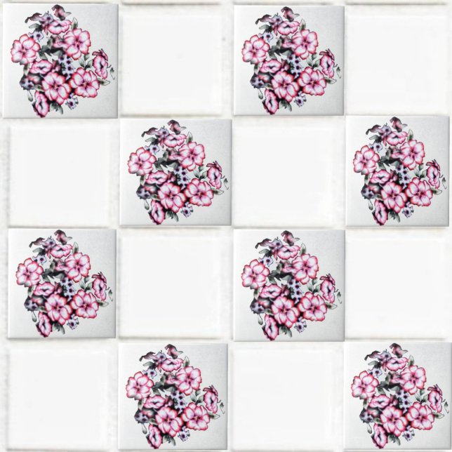 May Bloom-II Ceramic Tile (This May Bloom-II Ceramic Tile design, is sure to enhance the decor, of any project, you undertake!)