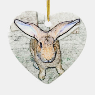 May Bunny Ceramic Tree Decoration