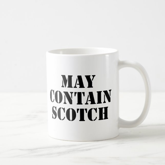 May Contain Scotch Coffee Mug (Right)