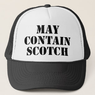 May Contain Scotch Trucker Hat