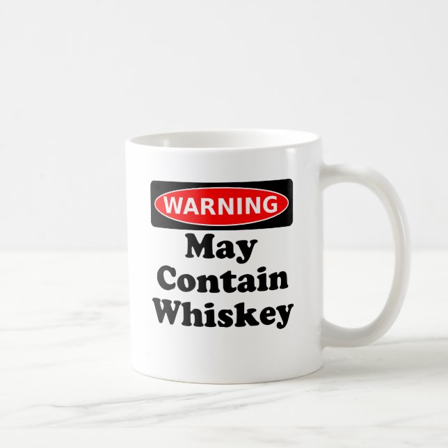 May Contain Whiskey Coffee Mug (Right)