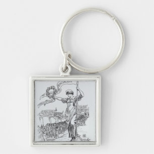 May Day, 1907 Key Ring