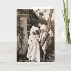 May Day 1931 - Vintage Kids Holiday Card