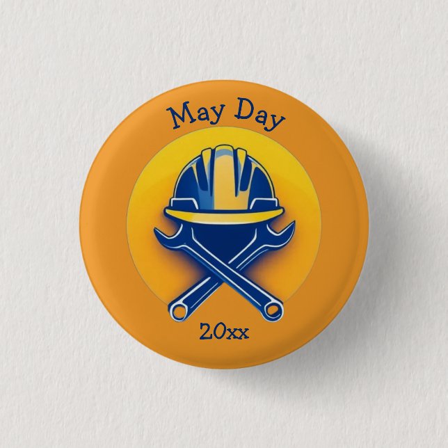 May Day Tools 3 Cm Round Badge (Front)