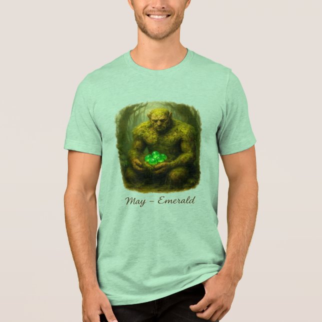 May Emerald – Forest Guardian Tri-Blend Shirt (Front)