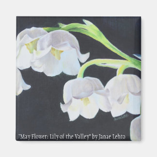 May Flower: Lily of the Valley Magnet