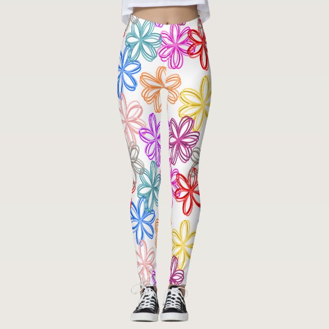 May Flowers  Leggings (Front)
