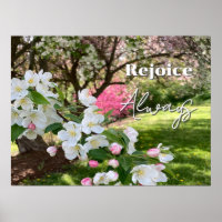 May Flowers Pink Rejoice Always