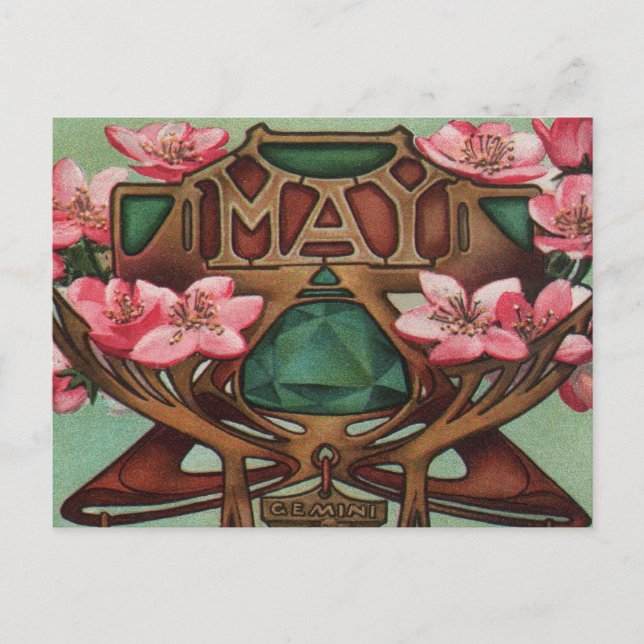 May - Gemini Postcard (Front)