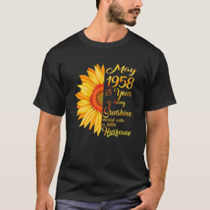 May Girl 1958 65th Birthday Gift 65 Years Old T-Shirt