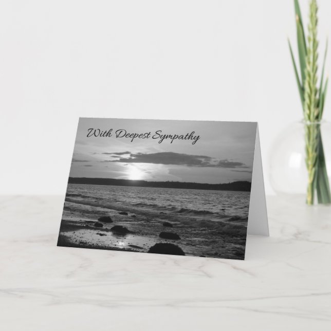 May God heal your heart...Sympathy Card (Front)