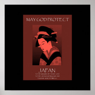 MAY GOD PROTECT JAPAN POSTER