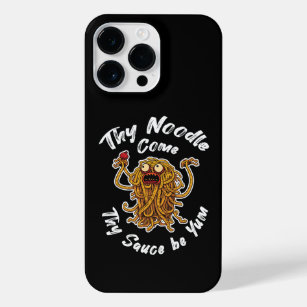 MAY HIS NOODLINESS BLESS YOU SPAGHETTI & MEATBALL iPhone 14 PRO MAX CASE