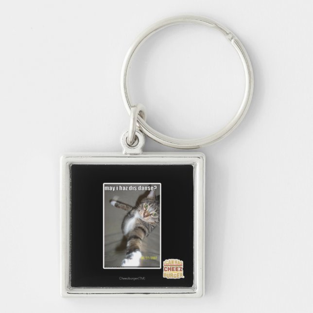 may I haz dis dance? Key Ring (Front)