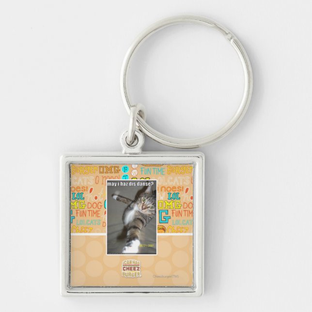 may I haz dis dance? Key Ring (Front)