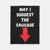 May I Suggest The Sausage Funny Food Humour Jokes