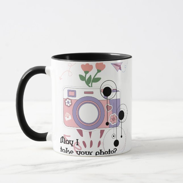 May I take your photo?  Mug (Left)