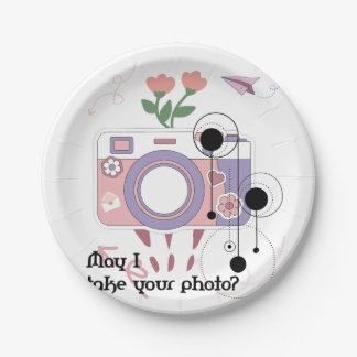 May I take your photo? Paper Plate