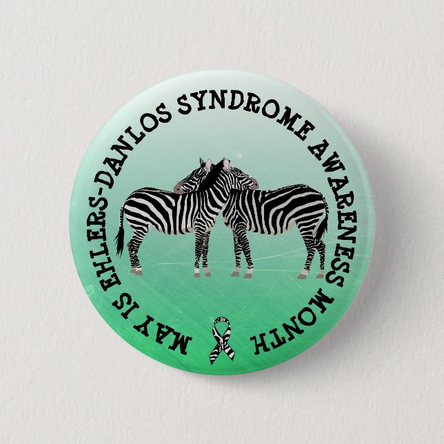 May is  Ehlers-Danlos syndrome  Month Button (Front)