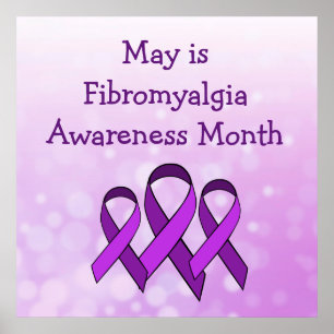 May is Fibromyalgia Awareness Month Poster