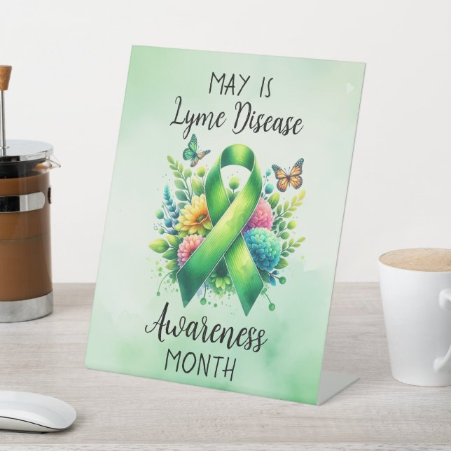 May is Lyme Disease Awareness Month Pedestal Sign (In SItu)
