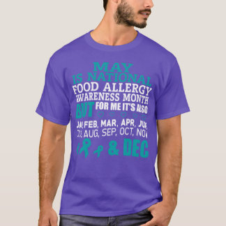 May Is National Food Allergy Awareness Month frien T-Shirt