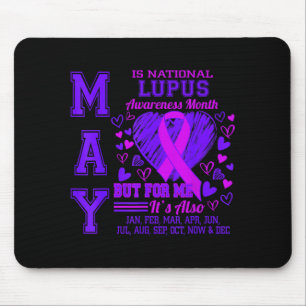 May Is National Lupus Awareness Month Purple Mouse Pad