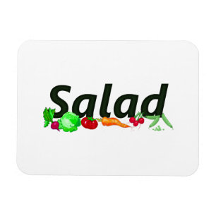 May is National Salad Month with Vegetables Magnet