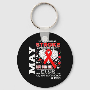 May Is National Stroke Awareness Month Key Ring