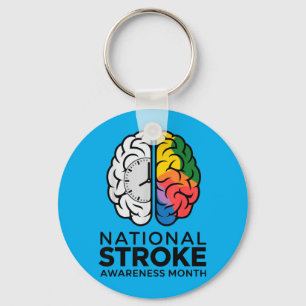 May Is National Stroke Awareness Month Key Ring