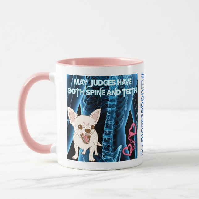 May Judges Have Both Spine AND Teeth (Mug) Mug (Left)