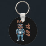 May King Grill Master Bear Bbq Lover Dad Birthday  Key Ring<br><div class="desc">May King Grill Master Bear Bbq Lover Dad Birthday 1969</div>