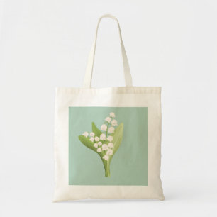 May Lily of the Valley Floral Bouquet Tote Bag