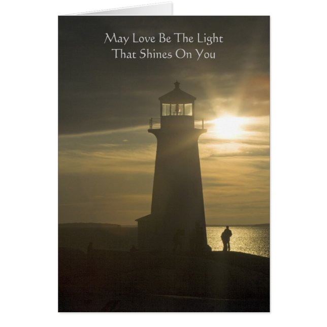 May Love Be The Light.... Card (Front)