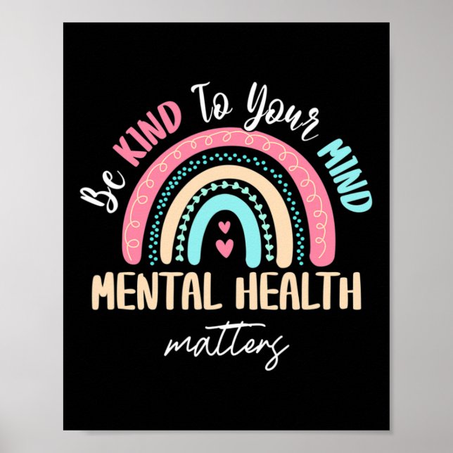 May Mental Health Awareness Mental Health Matters  Poster (Front)
