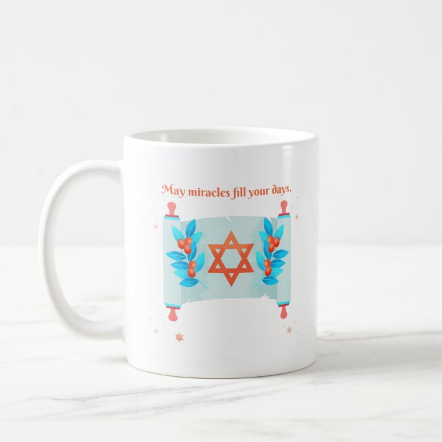 May Miracles Fill Your Day Coffee Mug (Left)