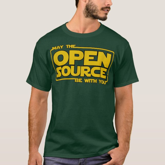May Open Source programming funny devops linu T-Shirt (Front)