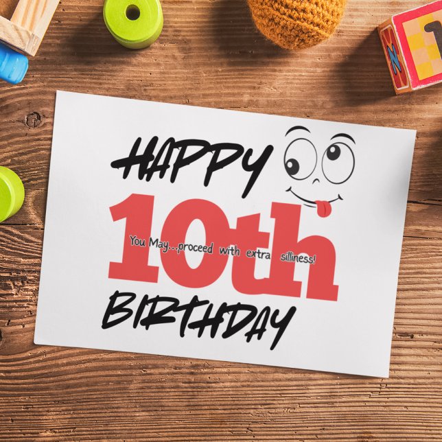 May proceed with silliness kids Birthday card (Creator Uploaded)