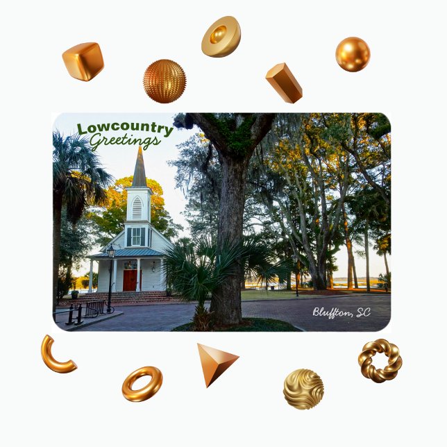 May River Chapel Palmetto Bluff Bluffton SC Magnet (Creator Uploaded)