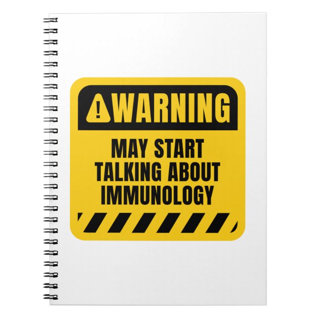May start talking about Immunology Notebook (Front)