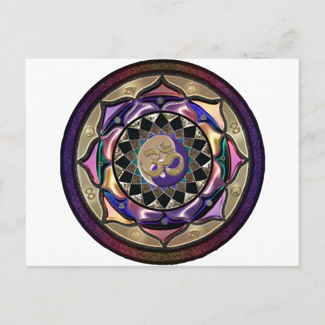 May Surprise Mandala Postcard (Front)