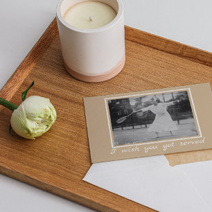 May Sutton playing tennis Card