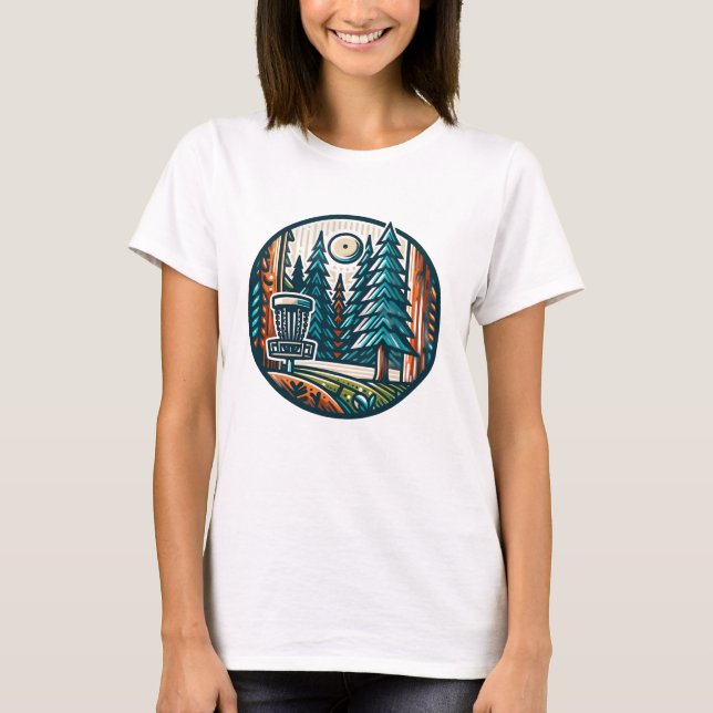 May the Course Be with You Disc Golf  T-Shirt (Front)