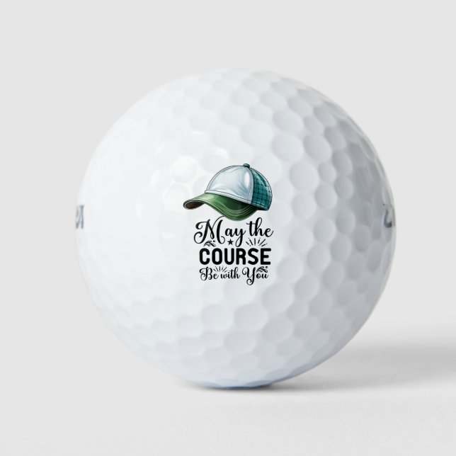 May the course be with you golf balls (Front)