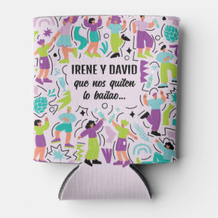 "May the dances be taken away" festival wedding pu Can Cooler