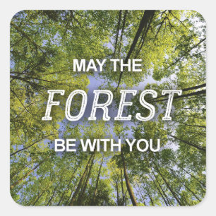 May the Forest Be With You stickers sheet