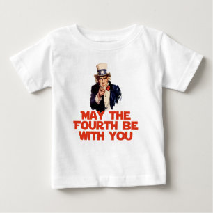 May The Fourth Be With You Baby T-Shirt