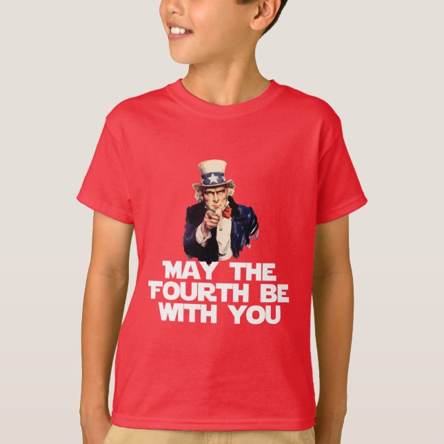 May The Fourth Be With You T-Shirt (Front)